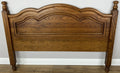 Headboard Vintage French Style Oak Double Bed Carved Headboard LOT 61840