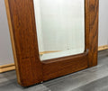 Mirror Antique French Style Oak Wall Mirror Decorative Frame LOT 31181