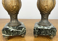 Clock Vintage French Style Marble Clock Figurine Garniture Set LOT 606115