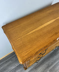 Chest of Drawers Vintage French Louis Oak Carved 4 Drawers Cabinet LOT 44548