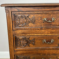 Chest of Drawers Vintage French Louis Oak 3 Drawers Carved Cabinet LOT 62524