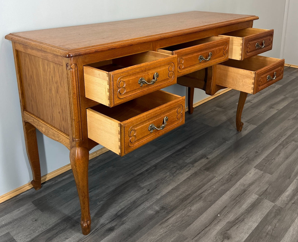 Sideboard Vintage French Louis XIV Style 5 Drawers Storage Unit Cabinet LOT 356910
