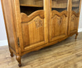 Bookcase Vintage French Louis XVI Oak Display Cabinet Carved Sideboard LOT 63136