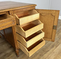 Cabinet Vintage French Louis XIV Style Carved Oak 8 Drawers Sideboard LOT 6460