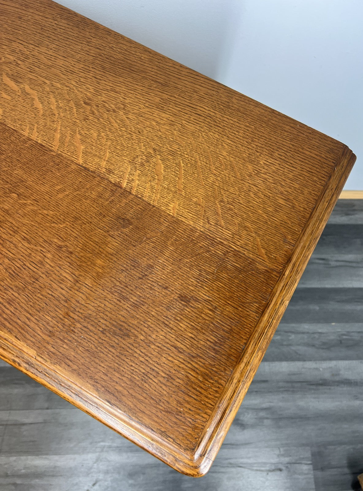 Bedside Table Vintage French Louis XVI Carved Oak Nightstand Cabinet LOT 45316