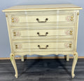 Chest of Drawers Vintage French Louis Shabby Chic 3 Drawers Cabinet LOT 44992