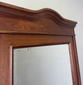 Wardrobe Antique French Style Walnut Mirrored Carved Armoire Cabinet LOT 61595