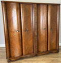 Wardrobe Vintage French Style Four Door Carved Armoire Cabinet LOT 61461