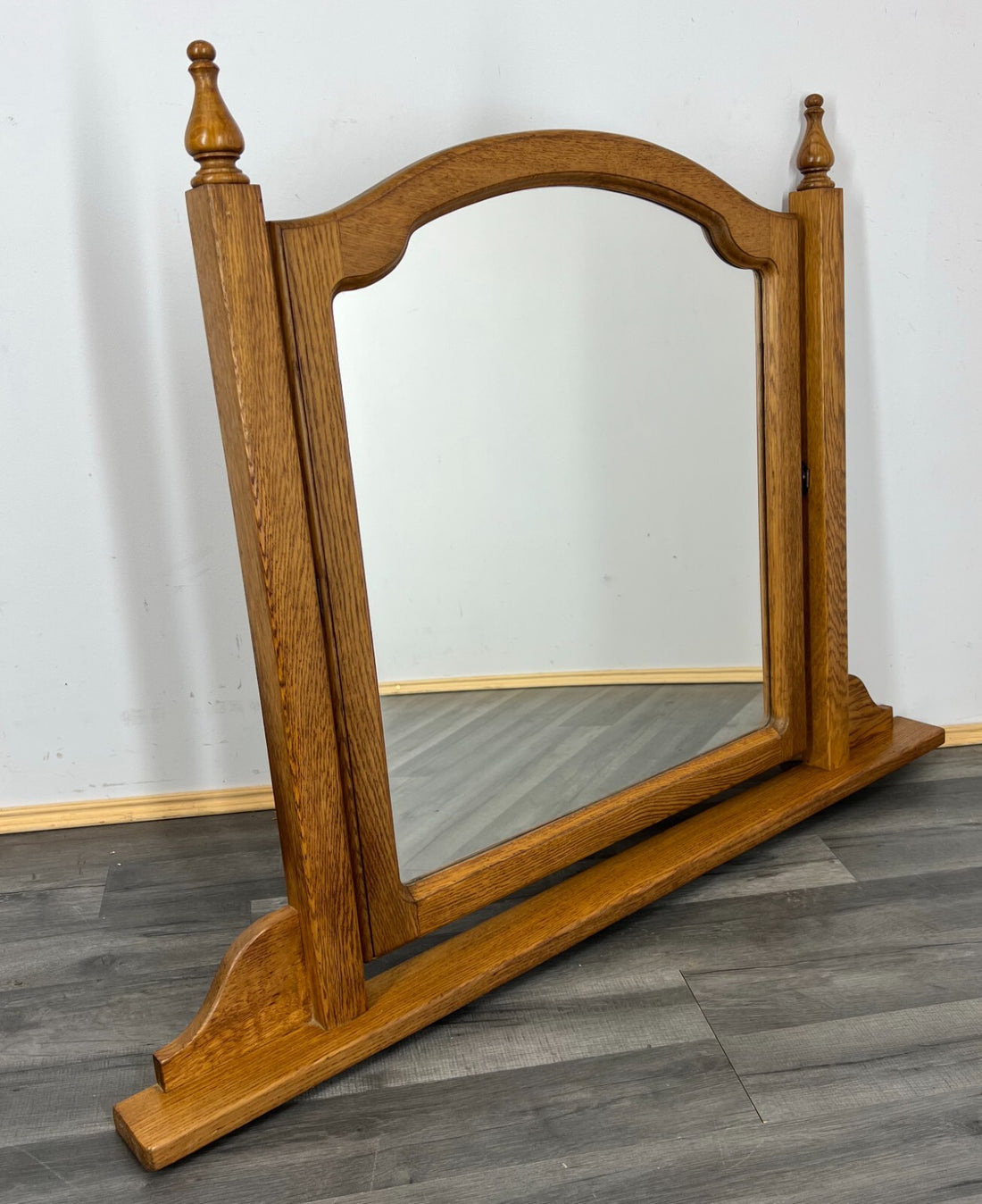 Mirror Vintage French Wall Mirror Large Carved Decorative Wood Frame LOT 23110
