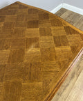 Dining Table Vintage French Style Oak Carved Folding Extendable Table LOT 635514