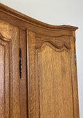 Wardrobe Vintage French Louis XVI Style Oak Four Door Carved Armoire LOT 64014