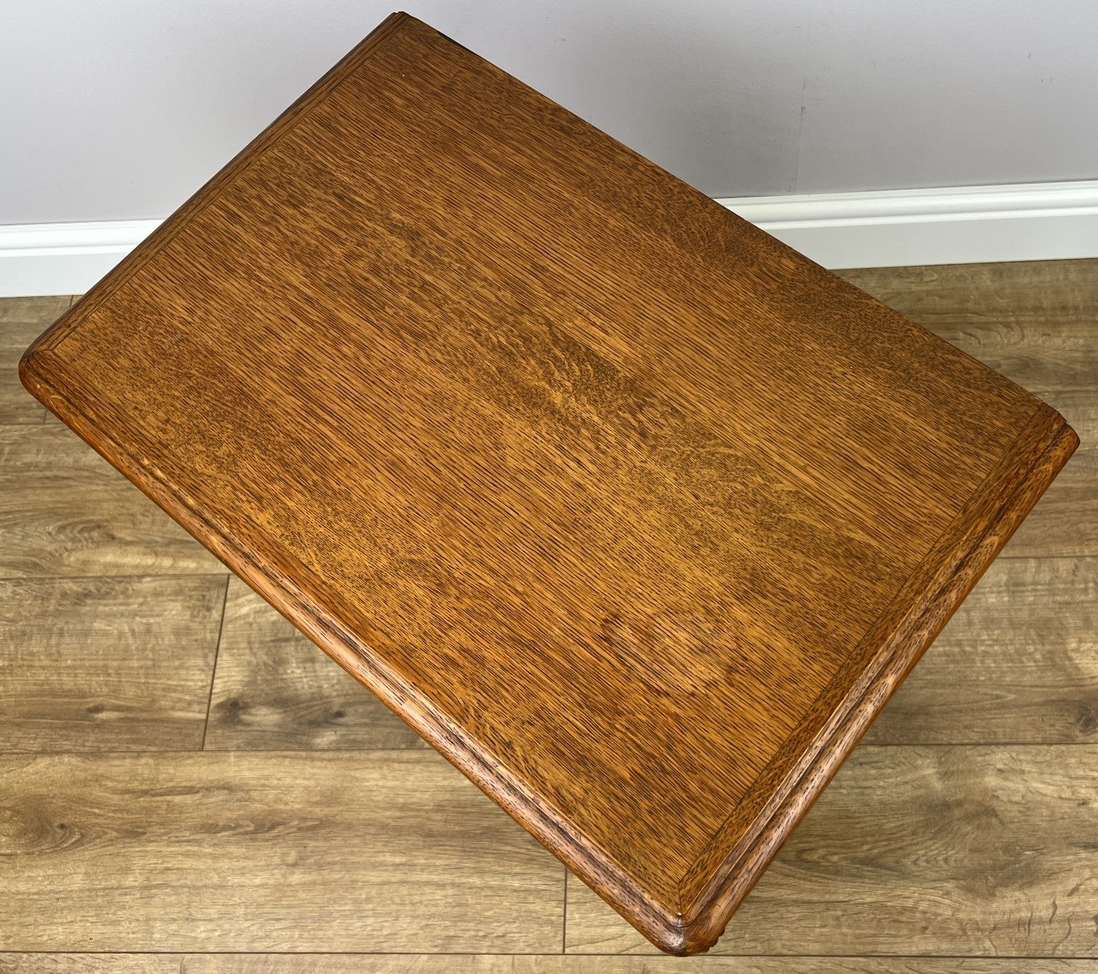 Pair of Bedside Tables Vintage French Louis Oak Nightstands Cabinets LOT 622010