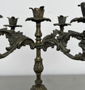 Candelabra Vintage French Style Metal Five Arm Ornate Candle Holder LOT 64242