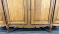 Wardrobe Vintage French Louis XVI Style Oak Four Door Armoire LOT 48136