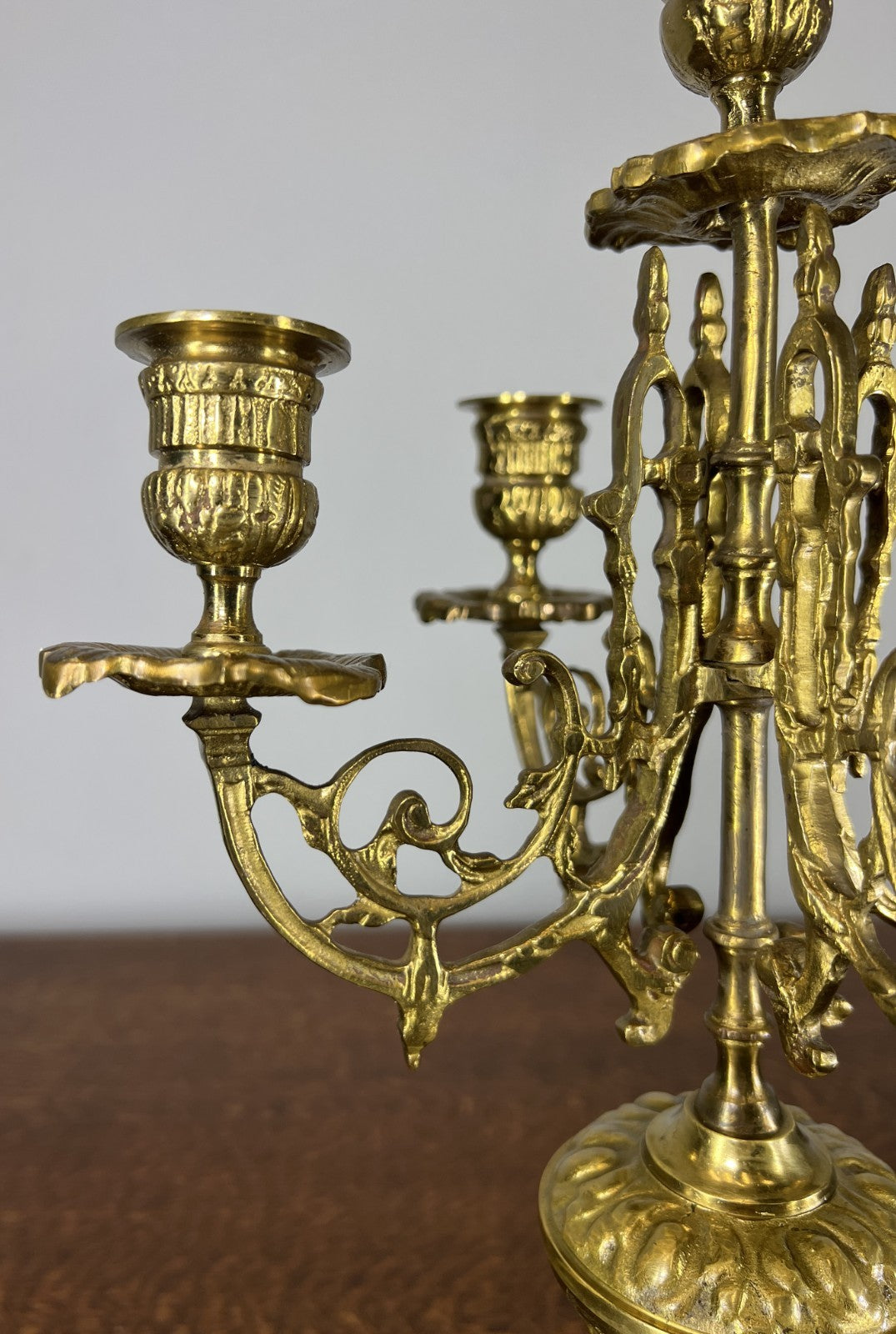 Candelabra Vintage French Style Ornate Five Arm Candle Holder LOT 475810