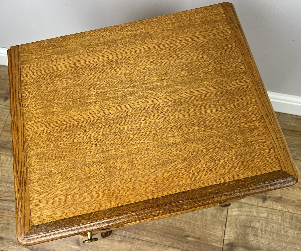 Pair of Bedside Tables Vintage French Louis Oak Nightstands Cabinets LOT 629710