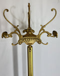 Coat Stand Vintage French Style Brass Floor Coat Rack LOT 474211