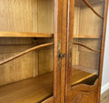 Bookcase Vintage French Louis XIV Style Oak Display Cabinet Sideboard LOT 63598