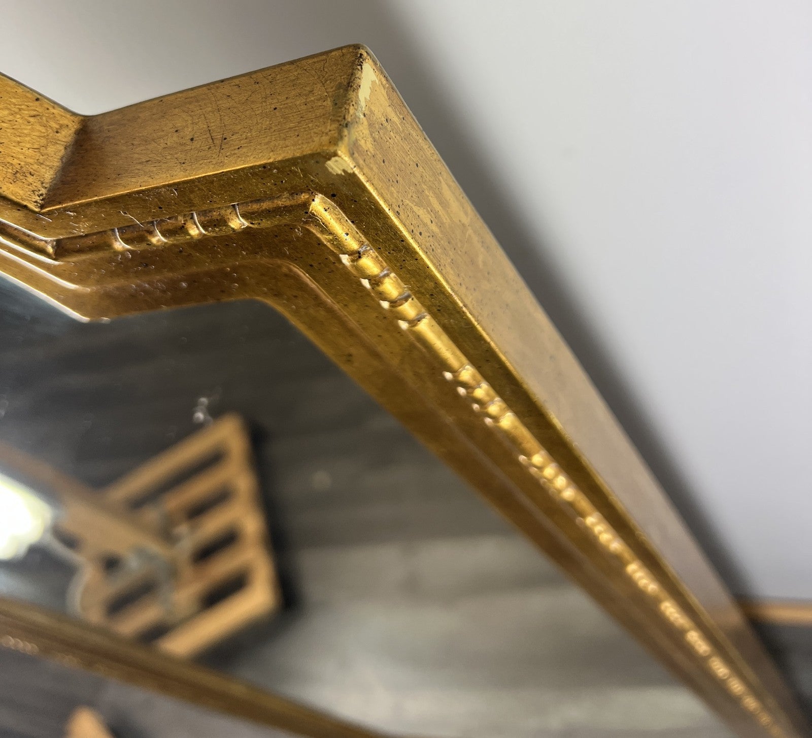 Vintage French Style Wall Mirror Carved Wall Frame LOT 45297