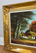 Oil Painting Vintage French Framed Landscape Artwork Large Wall Art LOT 51264