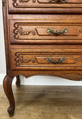 Secretaire Writing Desk Vintage French Louis Oak Rare Bureaux Cabinet LOT 61547