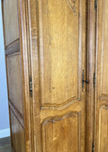 Wardrobe Vintage French Louis XVI Style Oak Four Door Carved Armoire LOT 60995