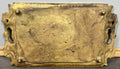 Tray Antique French Brass Ornate Serving Tray with Handles Decorative LOT 44598