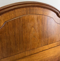 Headboard Antique French Style Walnut Double Bed Carved Headboard LOT 64528