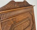 Mirror Antique French Style Oak Carved Decorative Frame Wall Mirror LOT 62765