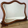 Mirror Antique French Walnut Ornate Wall Mirror Decorative Frame LOT 64041