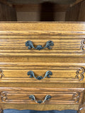 Chest of Drawers Vintage French Louis XIV Cabinet 3 Drawers Sideboard LOT 24234
