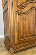 Wardrobe Vintage French Style Oak Two Door Bedroom Storage Armoire LOT 6489