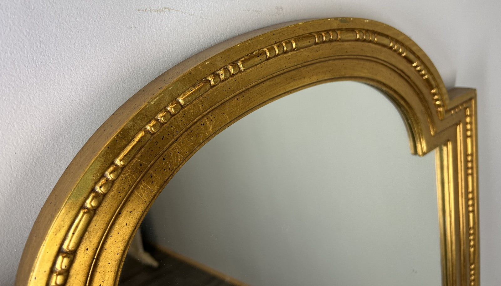 Vintage French Style Wall Mirror Carved Wall Frame LOT 45296