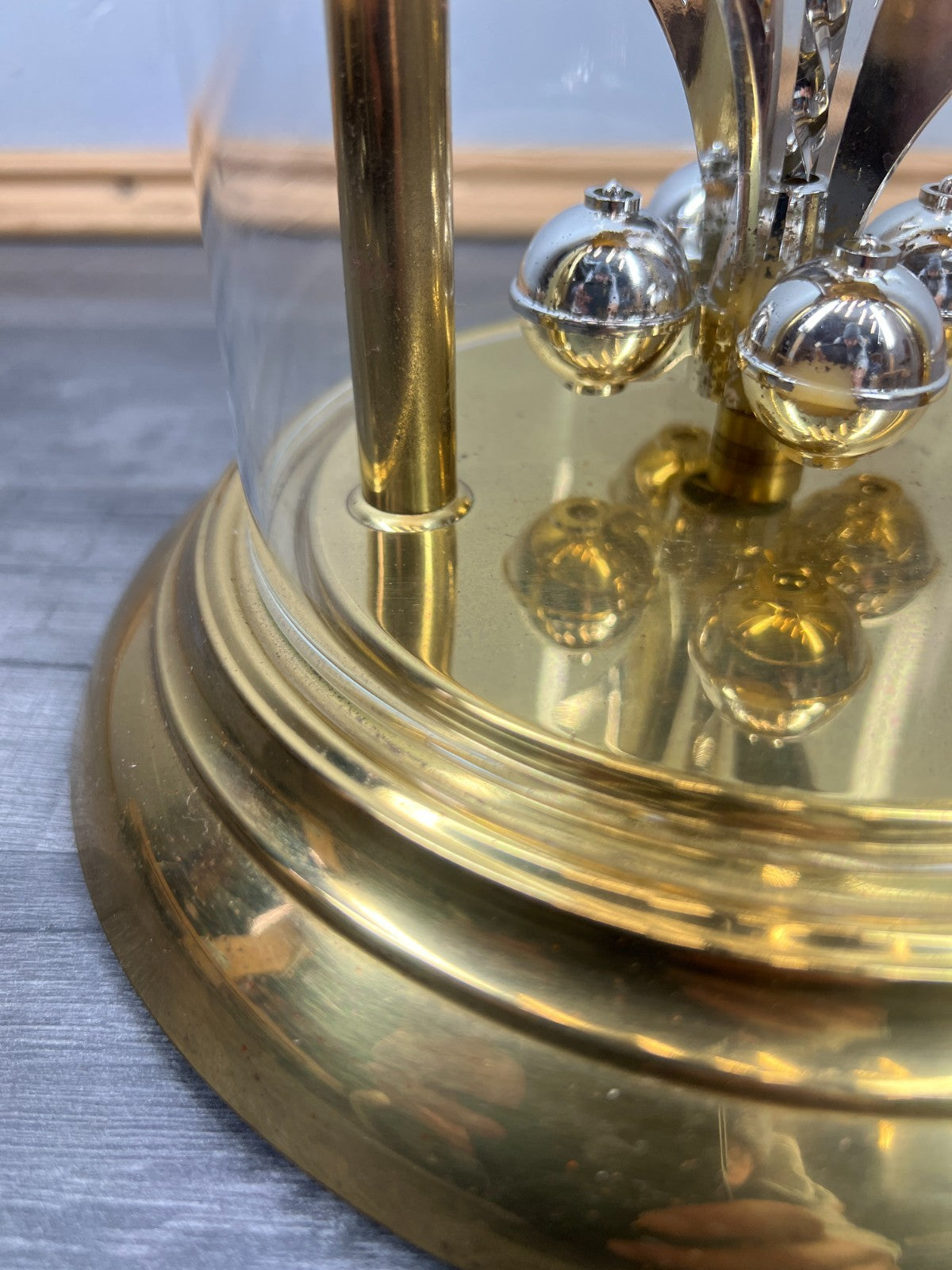 Clock Vintage German Koma Quartz Anniversary Dome Clock LOT 44084