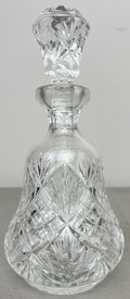 Carafe Set Vintage Style Crystal Cut 6 Shot Glasses and Tray LOT 6436