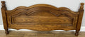 Footboard Vintage French Style Oak Double Bed Carved Footboard LOT 61830