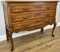 Chest of Drawers Vintage French Louis Oak 3 Drawers Carved Cabinet LOT 62604