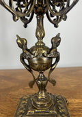 Clock Vintage French Style Mantel Clock Garniture With Candelabras LOT 464912
