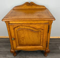 Pair of Bedside Tables Vintage French Louis Oak Cabinets Nightstands LOT 35191