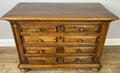 Chest of Drawers Vintage French Style Oak 4 Drawers Carved Cabinet LOT 62580
