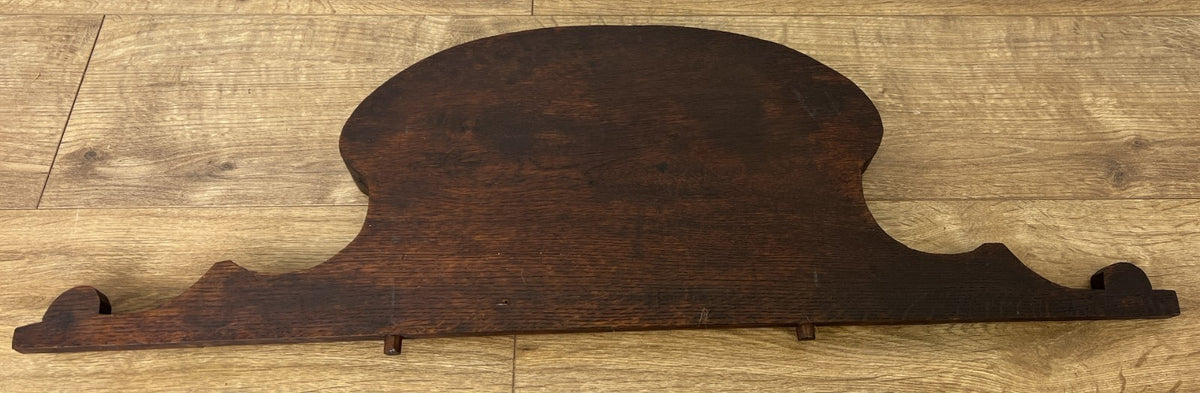 Pediment Antique French Style Oak Carved Decorative Furniture Crest LOT 6540