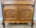 Cabinet Vintage French Louis XIV Style Oak Sideboard Carved Cupboard LOT 62498