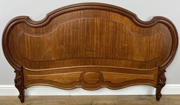 Footboard Antique French Style Walnut Double Bed Carved Footboard LOT 64470
