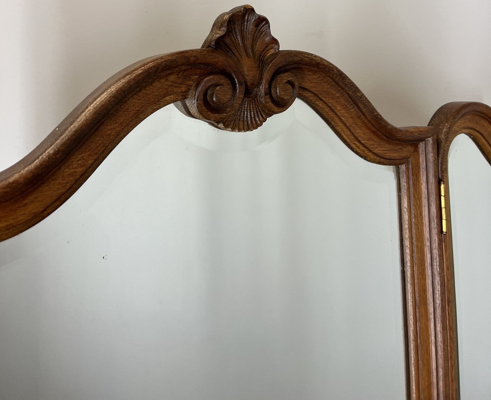 Vintage Dressing Table with Mirror French Oak Louis Vanity Table Makeup LOT 45633