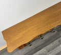 French Vintage Style Coat Rack Oak 6 Hooks Ornate Wall Shelf Coat LOT 47255