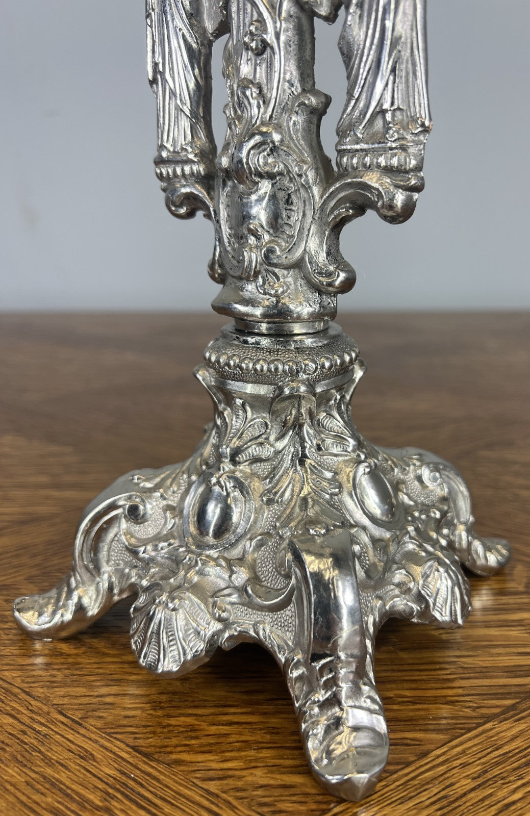 Crucifix Vintage French Style Religious Cross Ornate Base LOT 46518