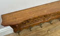 Coat Rack Vintage French Oak Wall Mounted 6 Hooks Carved Rack Hanger LOT 63047