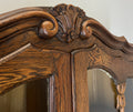 Bookcase Vintage French Louis XIV Style Oak Display Cabinet Sideboard LOT 44765