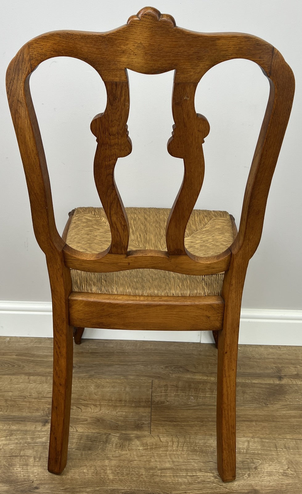Dining Chairs Vintage French Louis Style Oak Set of 8 Upholstered Seats LOT 634512
