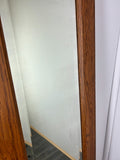 Mirror Antique French Style Oak Wall Mirror Decorative Frame LOT 31175
